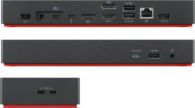 Dok stacion Lenovo ThinkPad Universal Thunderbolt 4, 40 Gbps, 100W, i zi