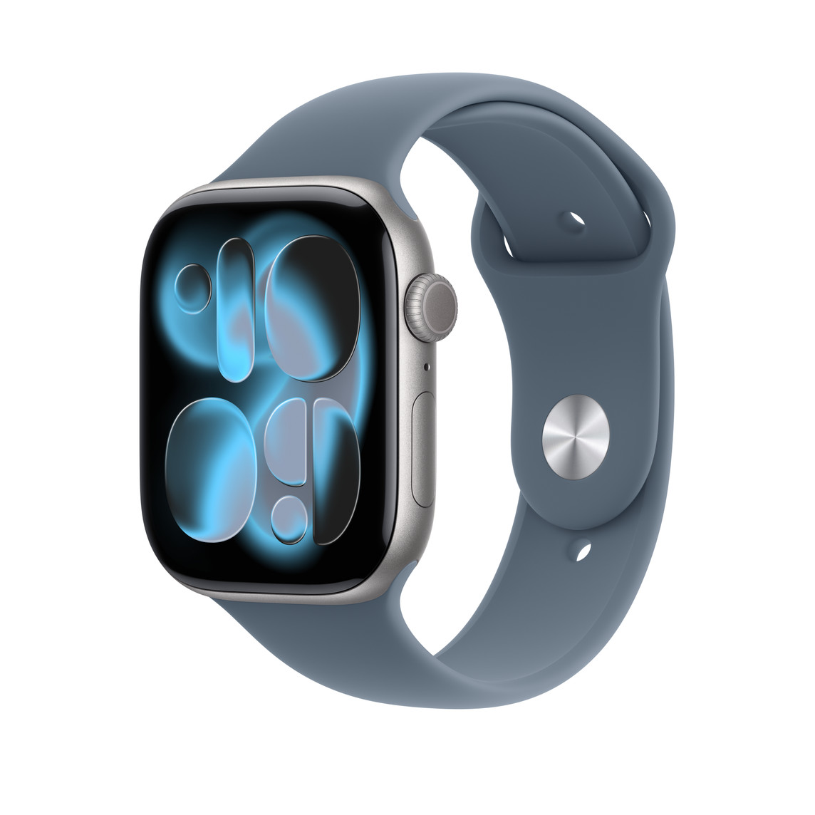 Apple Watch 46mm Band, Anchor Blue Sport Band, S/M, Seasonal 3
