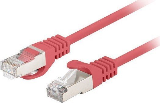 Kabllo rrjeti Lanberg PATCHCORD CAT.6 FTP, 0.5m, set 10 copë, e kuqe