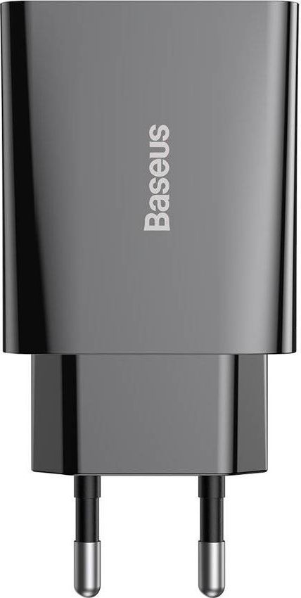 Полнач за мрежа Baseus Speed Mini Quick Charger 1C, 20W PD, црн