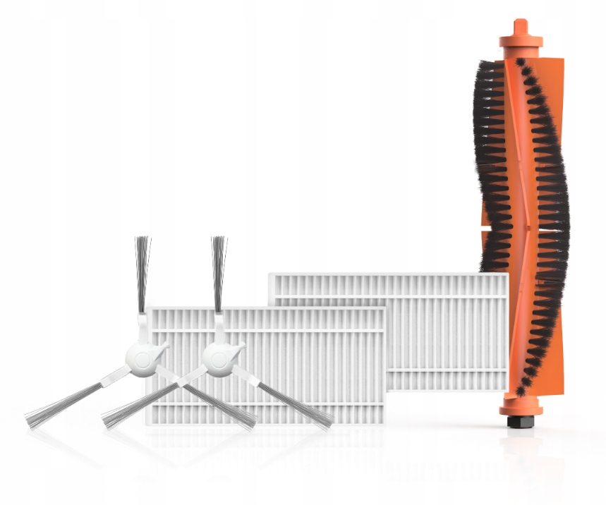 Set aksesorësh për robot fshesë EZVIZ CS-RA-KIT05, për RC3 RC3 Plus, HEPA filter dhe furça, i bardhë