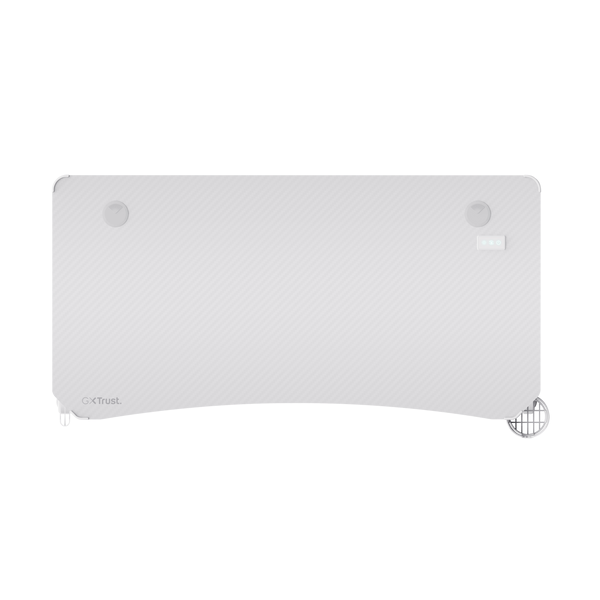 Tavolinë Trust Gaming GXT 709W, Luminus RGB, e bardhë