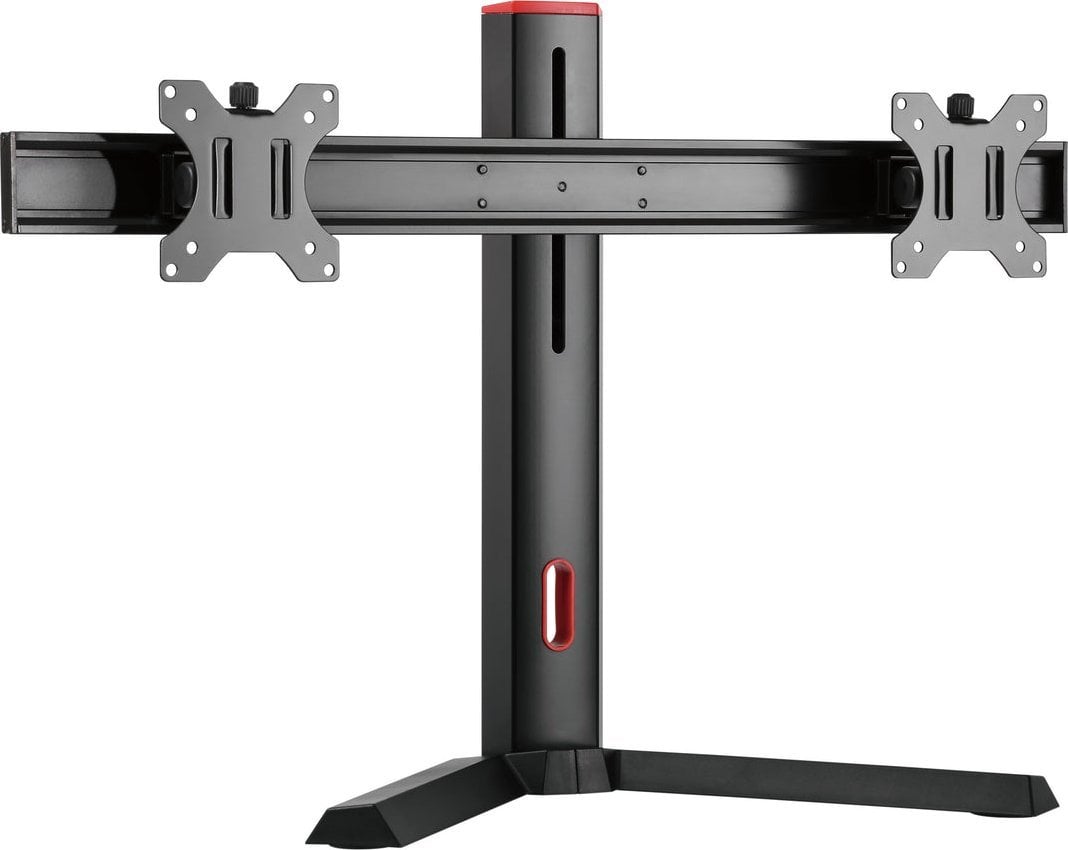 Mbajtëse monitorësh Alterzone Pro Duo, për 2 monitorë 17"-27", alumini, e zezë