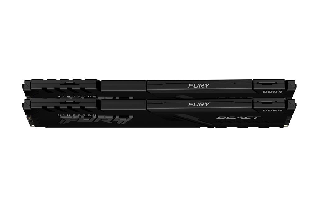Memorie RAM Kingston FURY Beast, 16GB DDR4, 3600MT/s CL17, e zezë