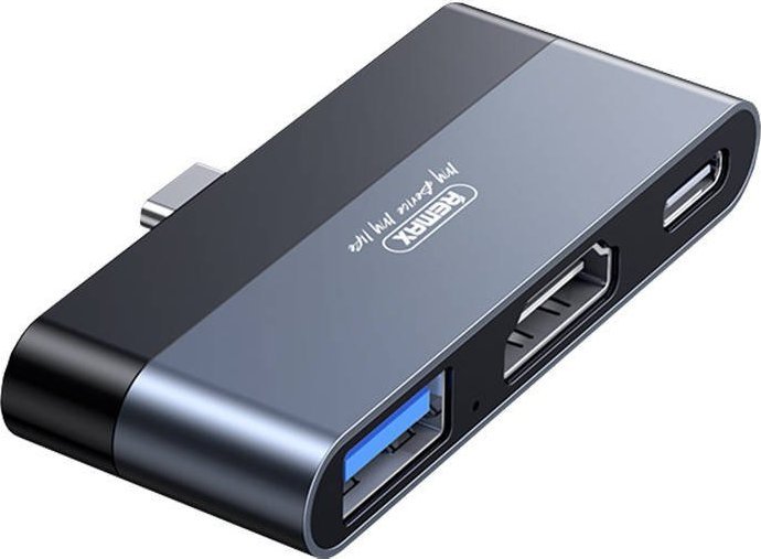 Splitter Remax RP-U15, HDMI USB USB-C, 4K, 60W