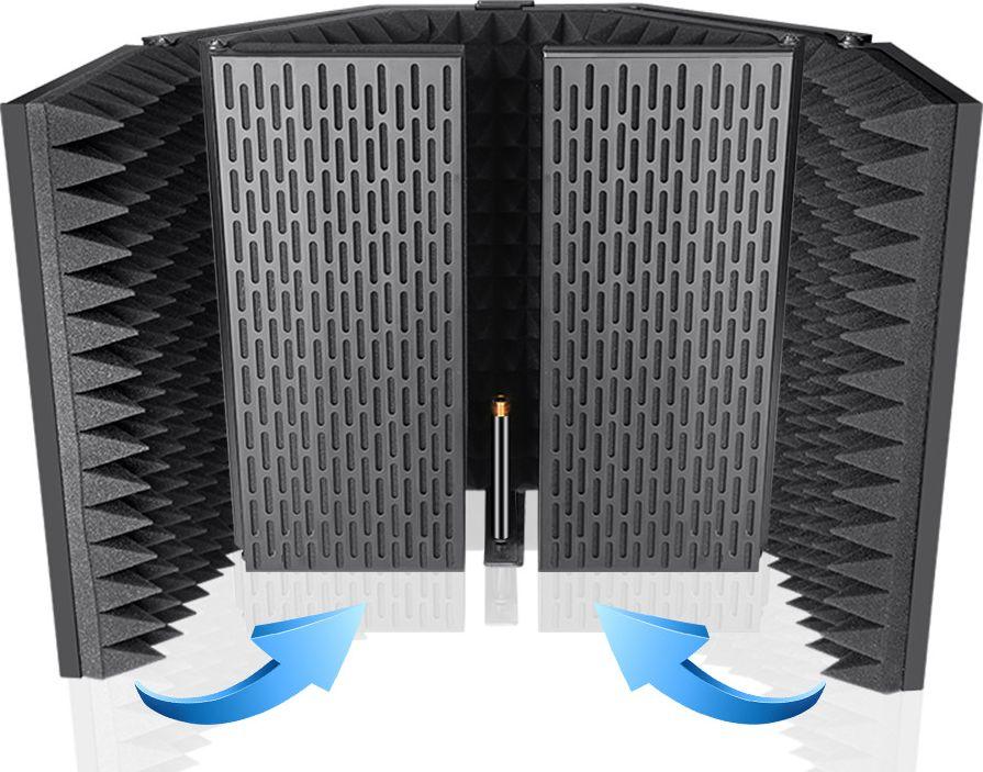 Kabina akustike Mozos PRO (MSHIELD-CABIN-PRO), e zezë