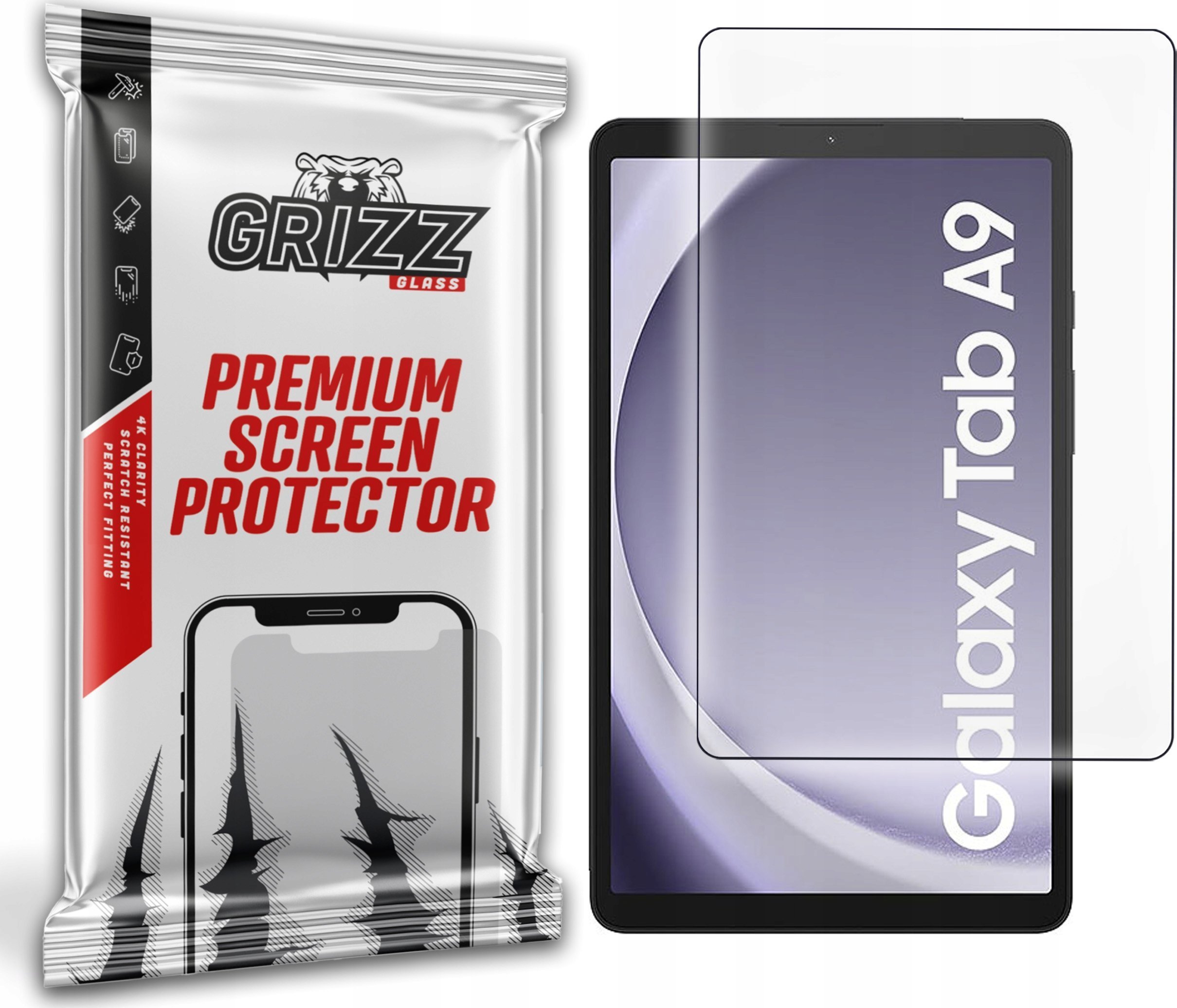 Fletë mbrojtëse Grizz PaperScreen për Samsung Galaxy Tab A9, mat, anti-fingerprint, transparente