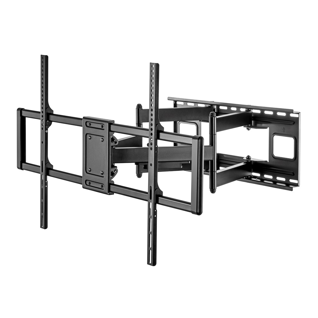 Mbajtëse muri për TV Maclean MC-482, 60-120", VESA 900x600, 120 kg, të zeza