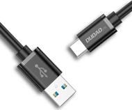 Kabllo Dudao USB-A - USB-C, 1m, e zezë