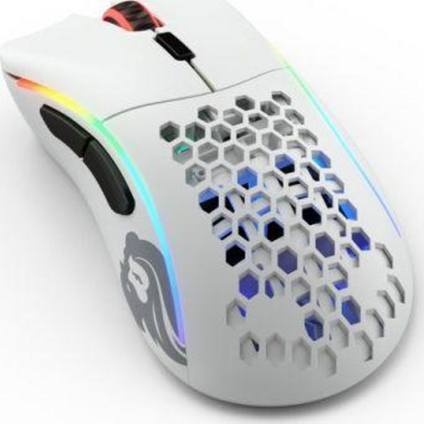 Maus Glorious PC Gaming Race Model D, i bardhë
