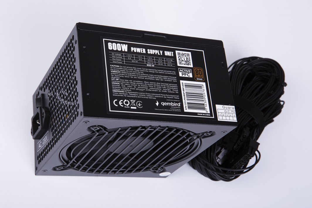 Burim energjie Gembird BlackBoxPower CCC-PSU80P-BBP-600 ATX, 600W