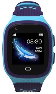 Smartwatch për fëmijë K18 4G, GPS, kartelë SIM, blu