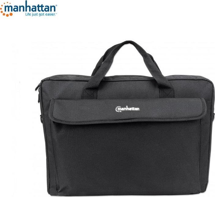 Çantë laptopi Manhattan London, 17.3", e zezë