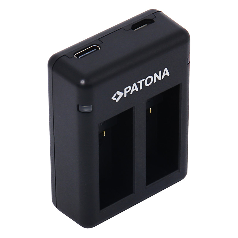 Karikues i dyfishtë PATONA për GoPro Hero 9, 10 dhe 11