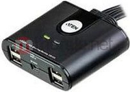 Ndërprerës USB Aten US424-AT, 4 porta, USB 2.0, i zi