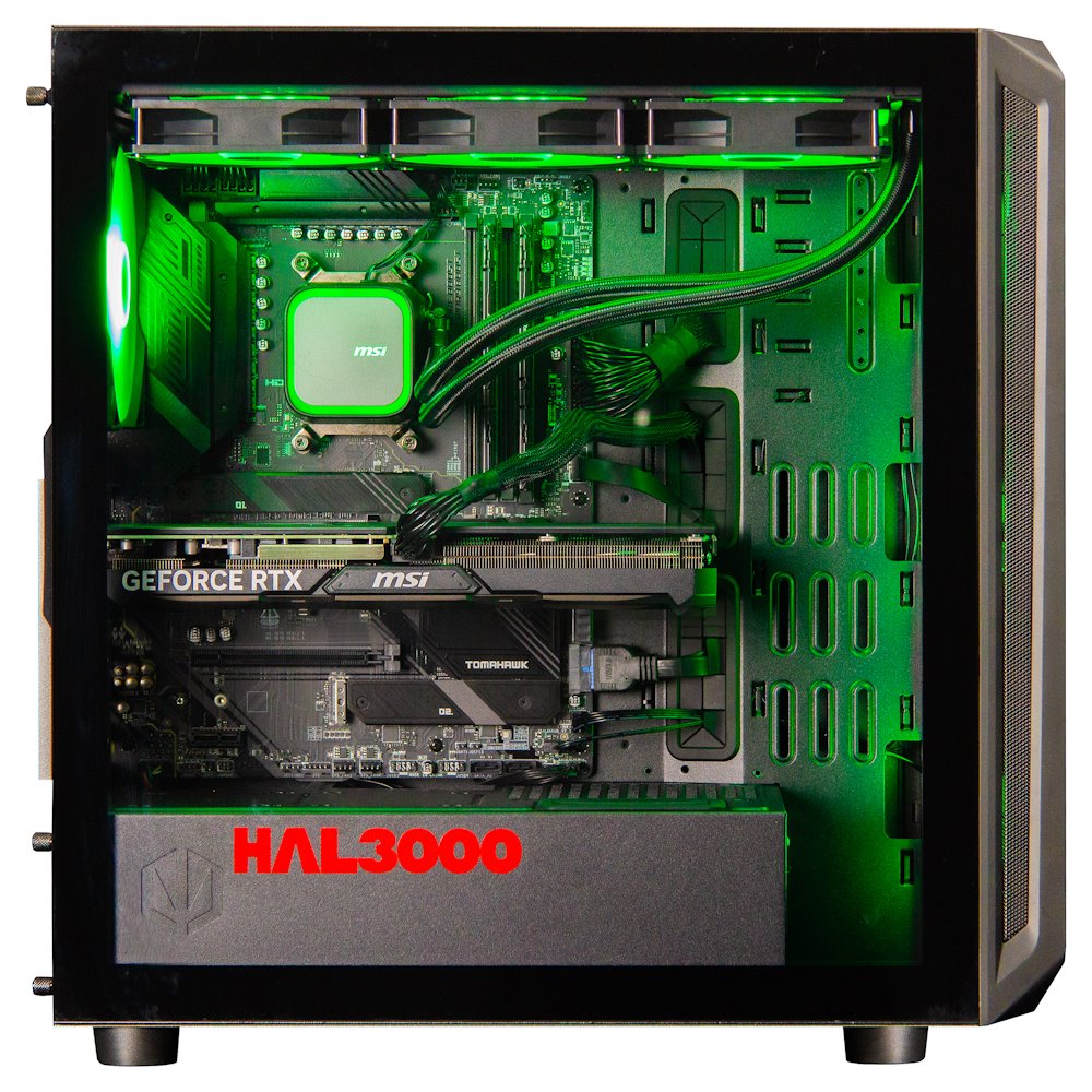 Kompjuter HAL3000 Alfa Gamer Super, Ryzen 7 9800X3D, RTX 4070 Ti Super, i zi