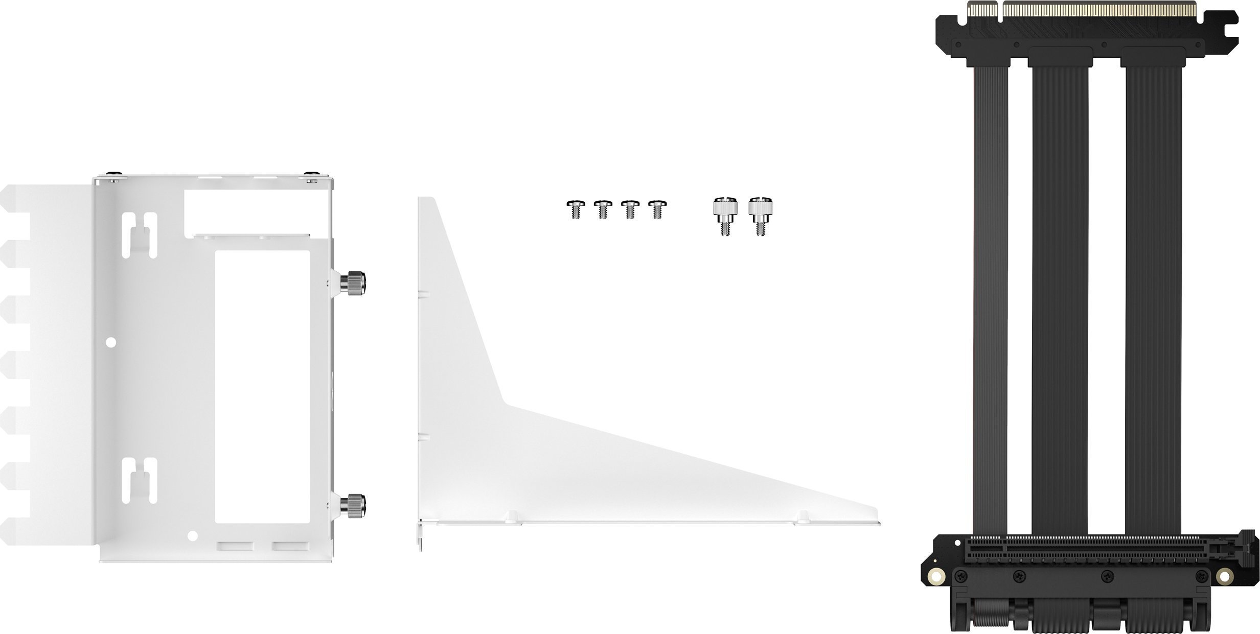 Комплет рајзер за графичка Fractal Design Flex 2, PCIe 4.0 x16, до 4 слота, црн