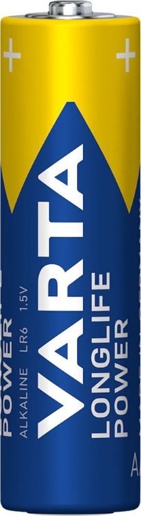 Bateri alkaline Varta Longlife Power AA, 1.5V, paketim 8 copë