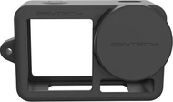 Mbrojtëse silikoni PGYTECH për DJI Osmo Action 3, me kapak lenteje, e zezë