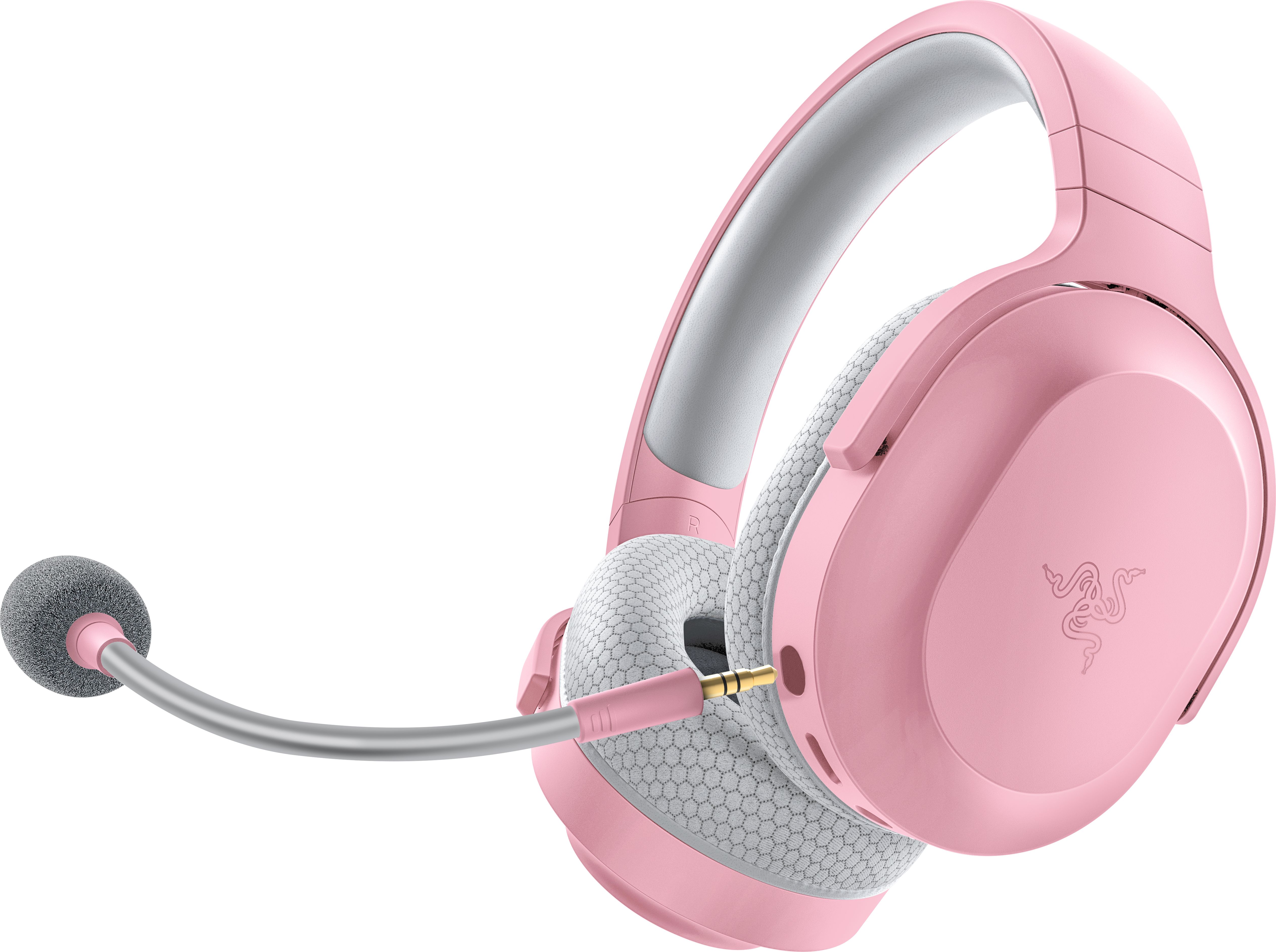 Kufje pa tela Razer Barracuda X 2022, 2.4 GHz dhe Bluetooth, rozë