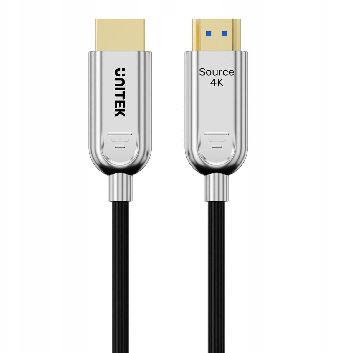 Кабел HDMI Unitek 4K, 70 m, оптичко влакно, црн