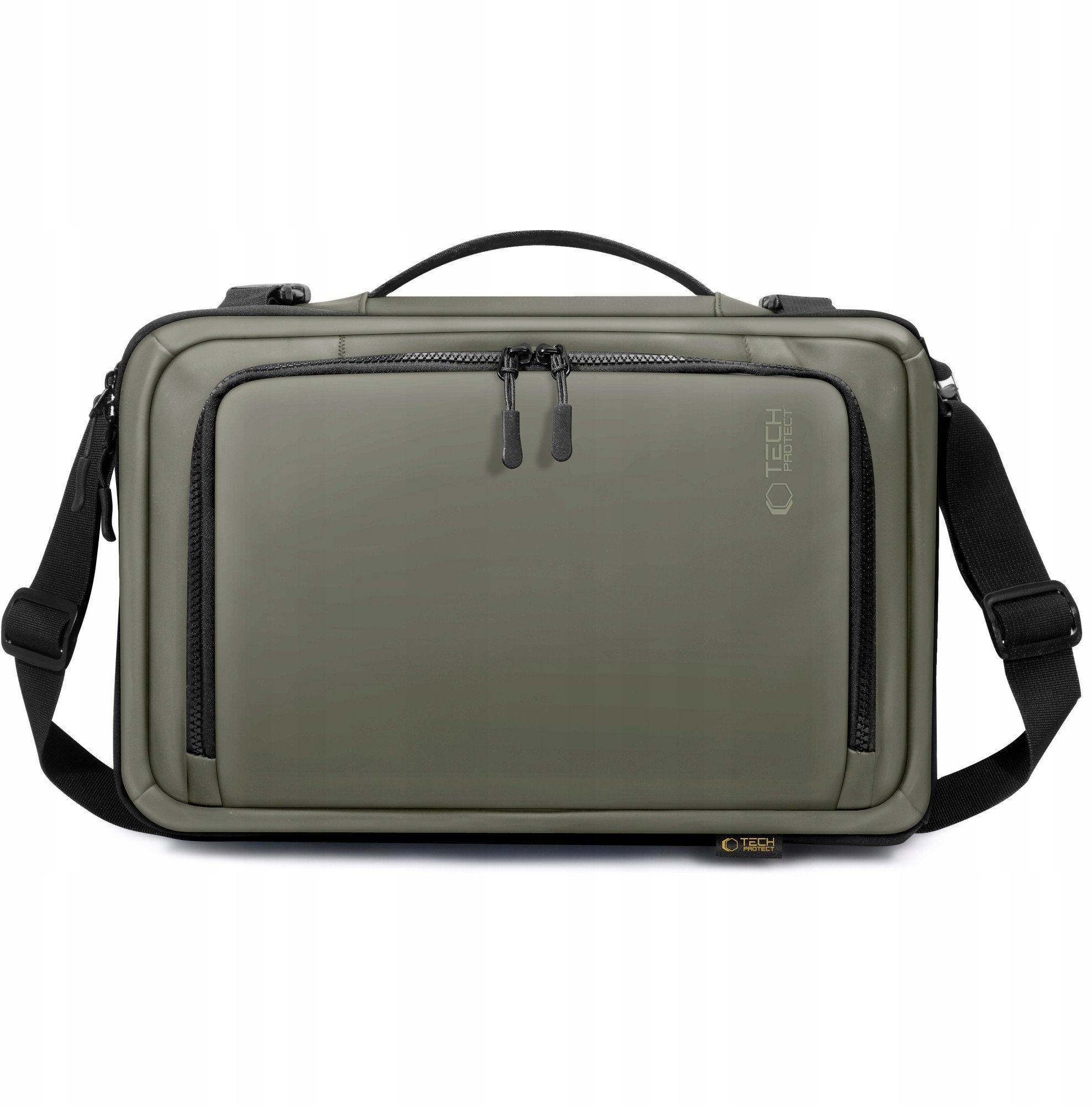 Çantë shpine Tech-Protect Defender S50, 20L, për laptop 15.6", e gjelbër ulliri
