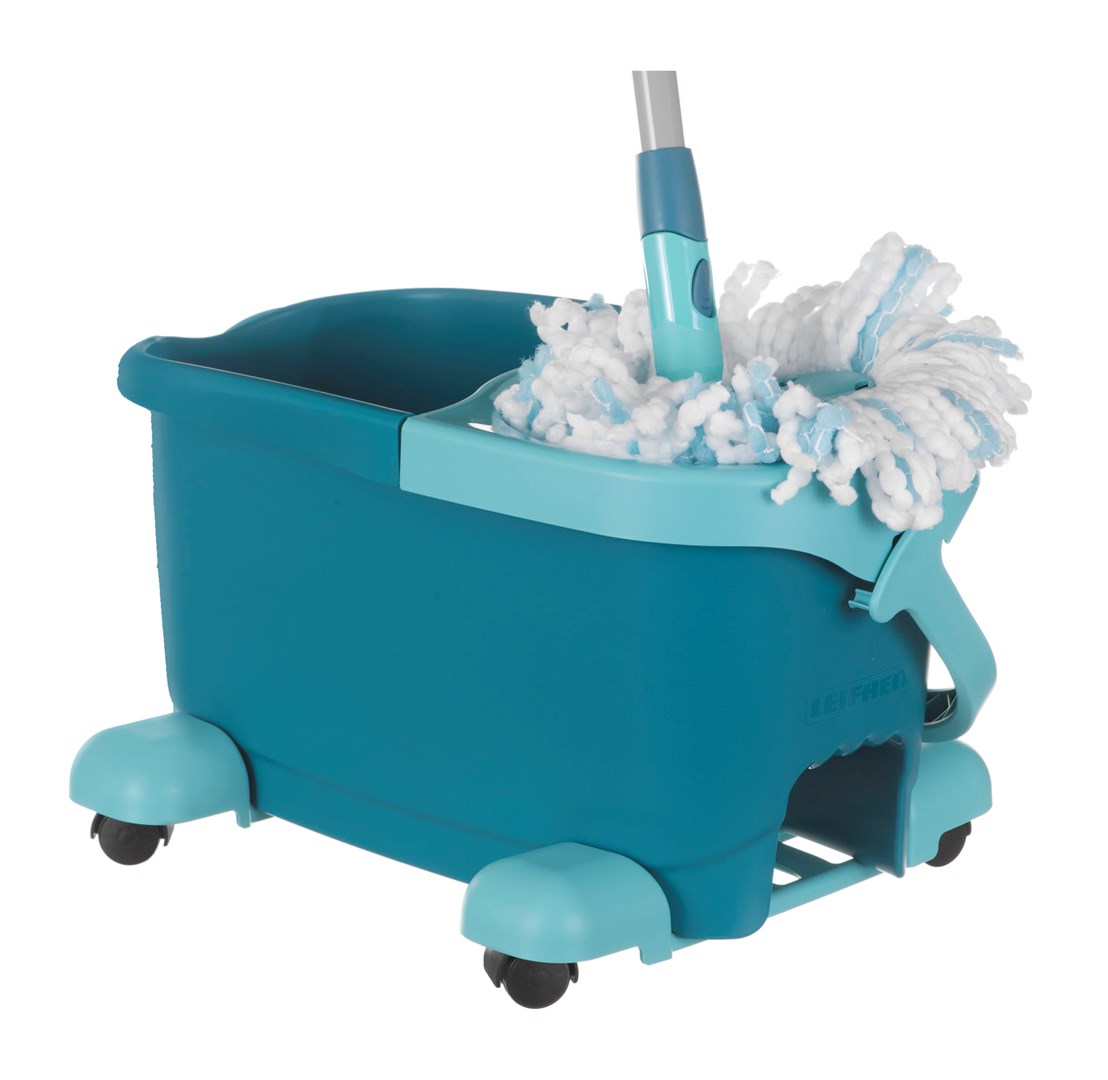 Mop me kovë Leifheit Clean Twist Ergo Mobile 52102, sistem shtrydhjeje, blu
