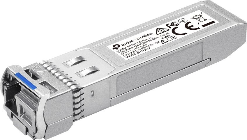 Modul rrjeti TP-Link Omada SM5110LSA-10, SFP+ 10Gbps, fibër single mode, i bardhë