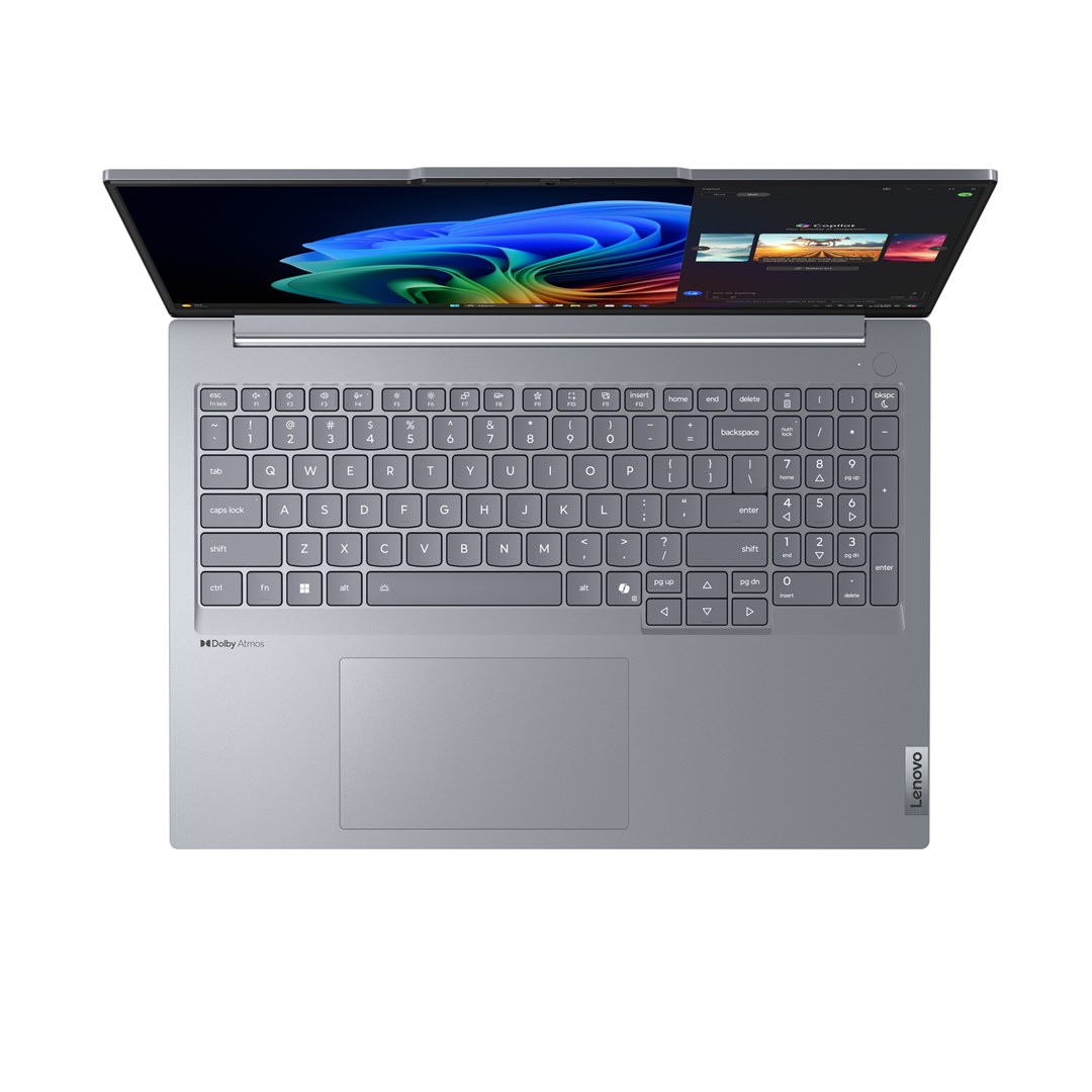 Laptop Lenovo ThinkBook 16 Gen 7, 16", Qualcomm Snapdragon X Plus X1P-42-100, 32GB RAM, 1TB SSD, i hirtë