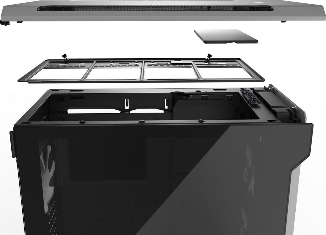 Kasë Phanteks Enthoo Evolv X, e argjendtë, Midi Tower