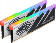 Memorie RAM Apacer Panther RGB DDR5, 32GB 2x16GB, 6000MHz, e zezë argjendtë