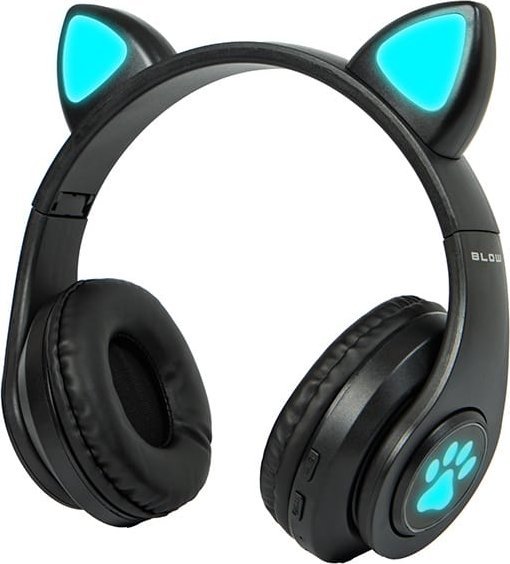 Kufje pa tela për fëmijë Blow 32-82, Bluetooth 5.0, LED, të zeza
