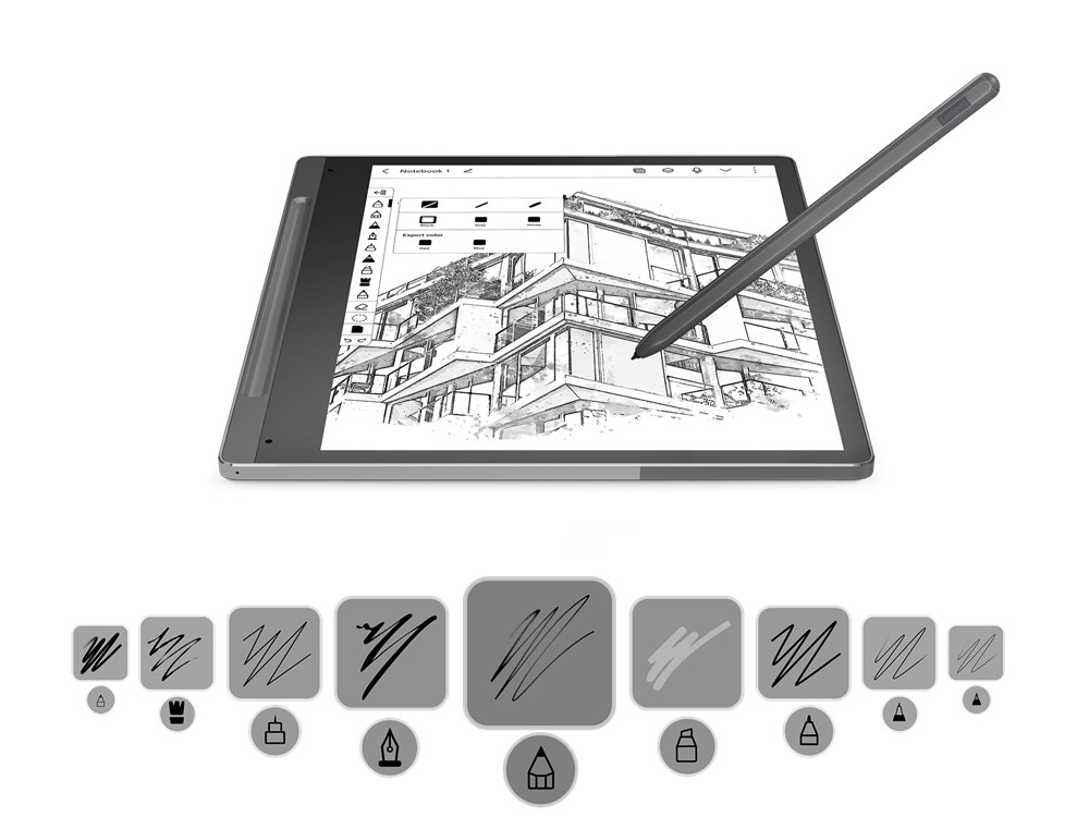 Tablet Lenovo Smart Paper, 10.3", Rockchip RK3566, 4GB RAM, 64GB, i hirtë