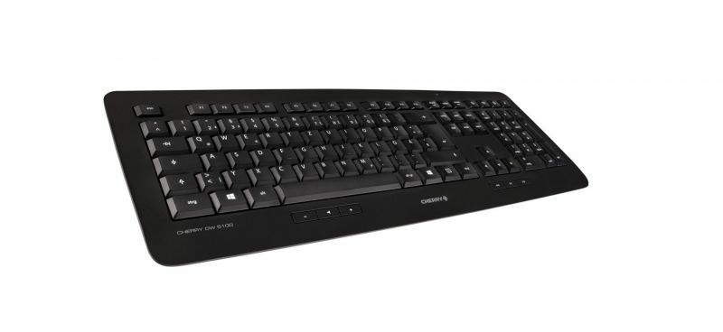 Set tastierë dhe maus CHERRY DW5100, QWERTZ gjerman, i zi