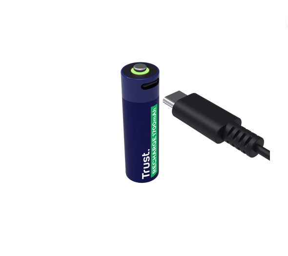 Bateri të rikarikueshme Trust 25631 AA, USB C, set