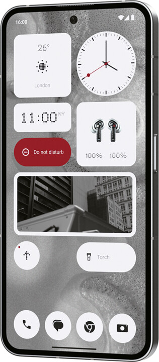Celular Nothing (2), 12GB/256GB, i bardhë