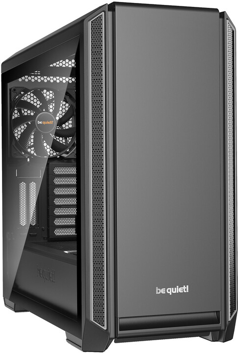 Куќиште Be quiet! Silent Base 601, застаклена, сребрена