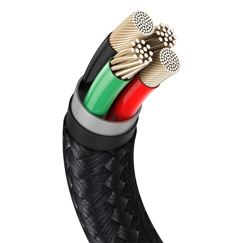 Kabllo Baseus, Lightning / USB A, 1 m, e zezë