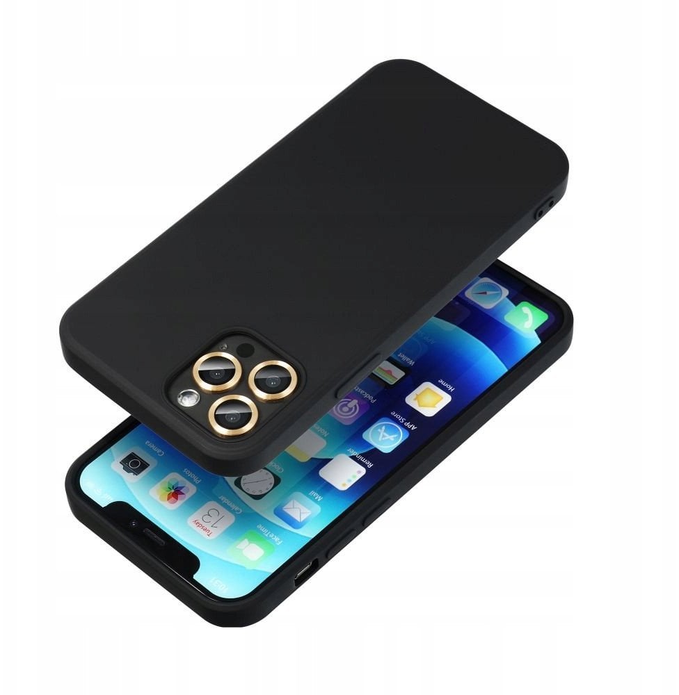 Mbulesë silikoni Forcell për Samsung Galaxy S25, mat, e zezë