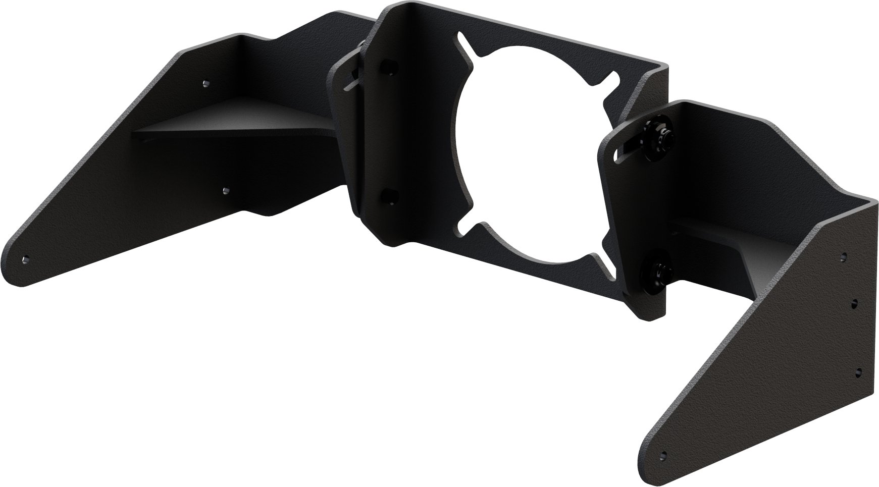 Mbështetje drejtimi Res Tech GT Direct Drive, për Simucube 2 Sport Pro Ultimate, çelik 6mm, e zezë