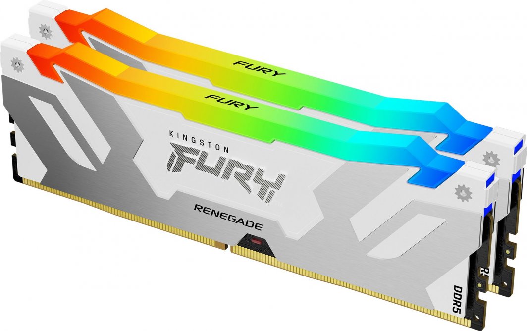 Memorie Kingston Fury Renegade RGB, DDR5, 32 GB, 6400 MHz, CL32, KF564C32RWAK2-32