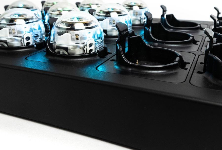 Stacion karikimi wireless Ozobot Bit+, 12 slote, USB C, i zi