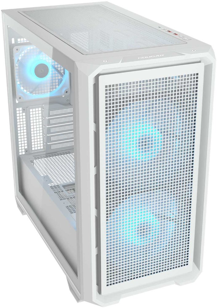Kornizë kompjuteri Cougar MX600 RGB Mini, mini tower, me ndriçim RGB, e bardhë