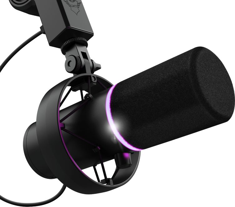 Mikrofon Trust GXT 255+ ONYX, USB, me krah tavoline, i zi