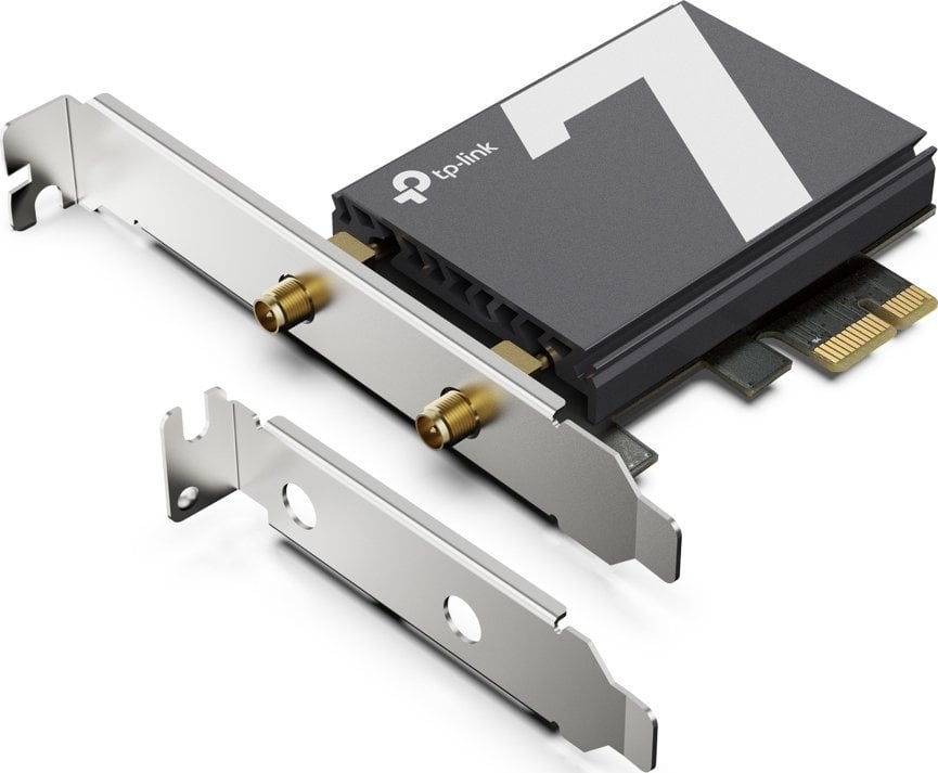 Adapter Wi-Fi PCIe TP-Link Archer BE9300, Wi-Fi 7 tri band, Bluetooth 5.4, i zi