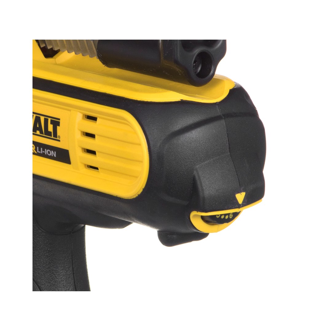 Pistoletë vulosëse Dewalt DCE580N, me bateri 18V, kapacitet 600 ml, e verdhë