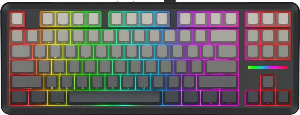 Tastierë gaming Redragon K734SP RGB Pro Wildslash, mekanike 87 taste, trefishtë lidhje, e zezë