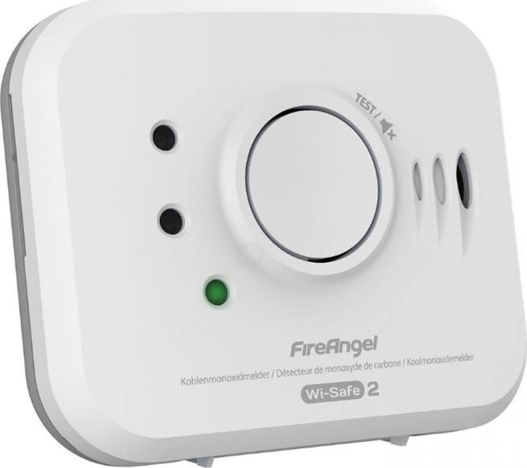 Detektor monoksidi karboni FireAngel NM-CO-10X-INT, sensor elektrokimik, bateri litium, i bardhë