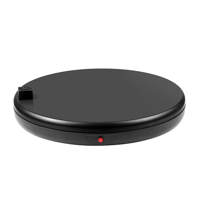 Bazë rrotulluese fotografike Puluz Rotating Photo Base, 45 cm, deri 100 kg, e zezë