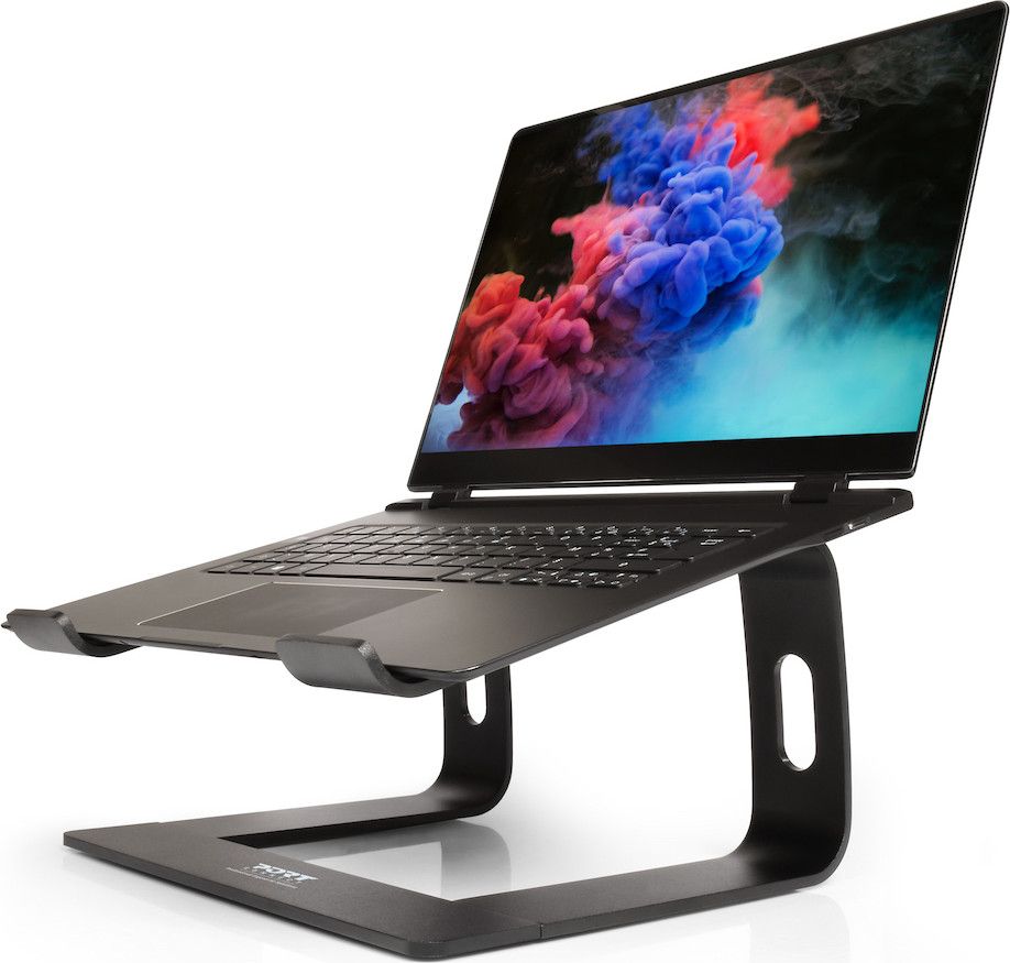 Mbajtëse laptopi Port Designs Ergonomic 901103, për 10" deri 15.6", alumini, gri